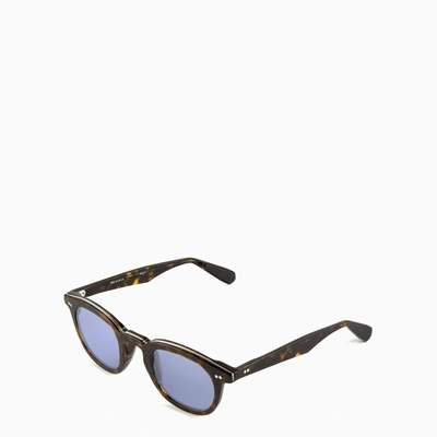 Shop Movitra Brown Tortoiseshell/blue Fil Sunglasses