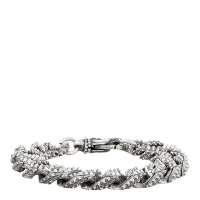 Shop Emanuele Bicocchi Chain Bracelet In Silver In Metal