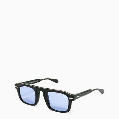 Shop Movitra Black/blue Mida Sunglasses