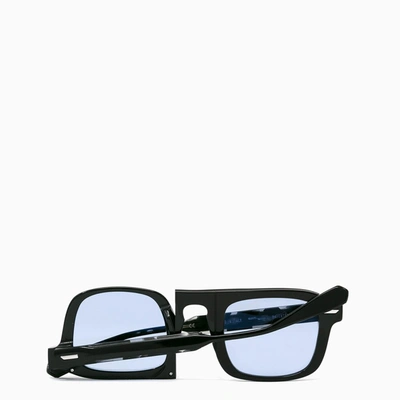 Shop Movitra Black/blue Mida Sunglasses