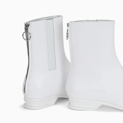 Raf Simons (runner) White 2001-2 High Boots In White