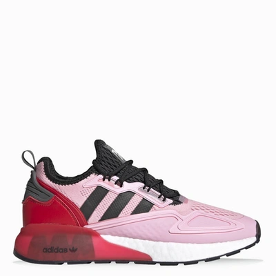 Shop Adidas Originals Pink Ninja Zx 2k Boost Sneakers