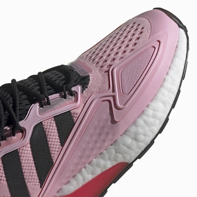 Shop Adidas Originals Pink Ninja Zx 2k Boost Sneakers