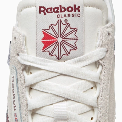 Shop Reebok White/burgundy Classic Leather Legacy Gore-tex Sneakers