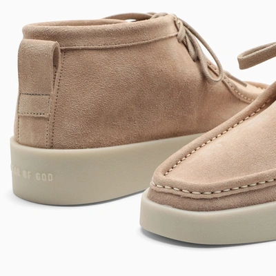 Shop Fear Of God Sand Wallabee Lace-up Shoes In Beige