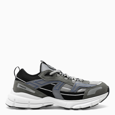 Shop Axel Arigato Dark Gray Low Sneakers In Grey