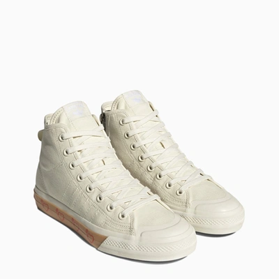 Shop Adidas Statement White Human Made Nizza High-top Sneakers