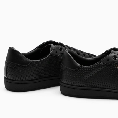 Shop Saint Laurent Black Sl/10 Low Sneakers