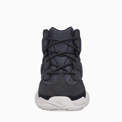 Shop Adidas Originals Yeezy 500 High Slate Sneakers In Grey