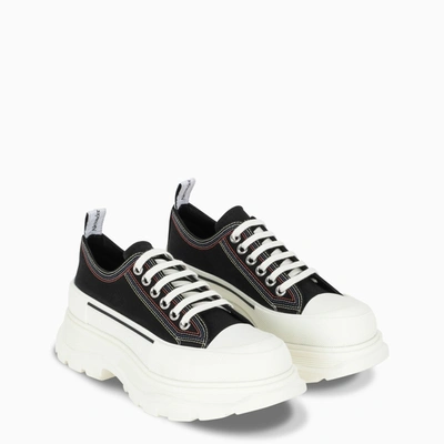 Shop Alexander Mcqueen Black/multicolour Tread Slick Shoes