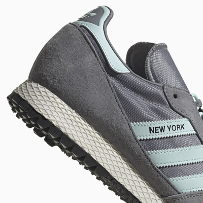 Shop Adidas Originals Grey New York Sneakers