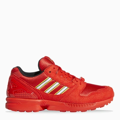 Shop Adidas Originals Red Zx 8000 Lego Sneakers