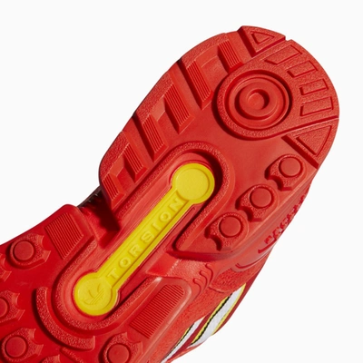 Shop Adidas Originals Red Zx 8000 Lego Sneakers