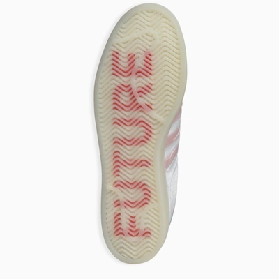 Shop Adidas Originals White/pink Superstar Futureshell Sneakers