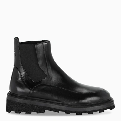 A-cold-wall* Logo-debossed Leather Chelsea Boots In Black