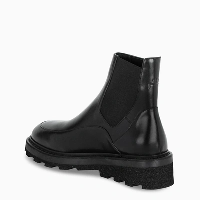 A-cold-wall* Logo-debossed Leather Chelsea Boots In Black