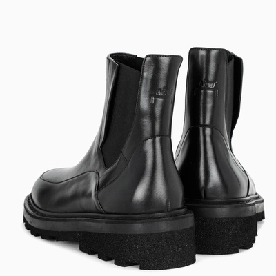 A-cold-wall* Logo-debossed Leather Chelsea Boots In Black