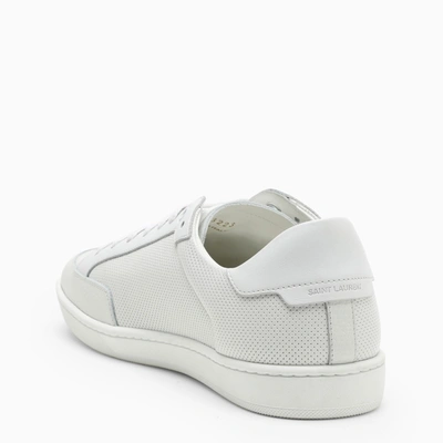 Shop Saint Laurent White Sl/10 Low Sneakers