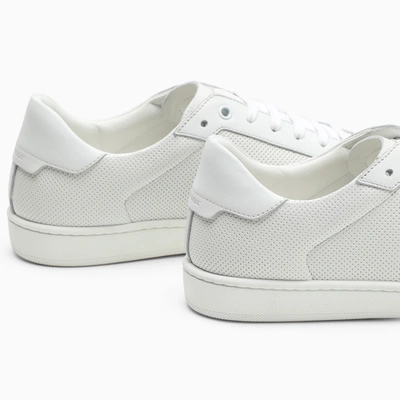 Shop Saint Laurent White Sl/10 Low Sneakers
