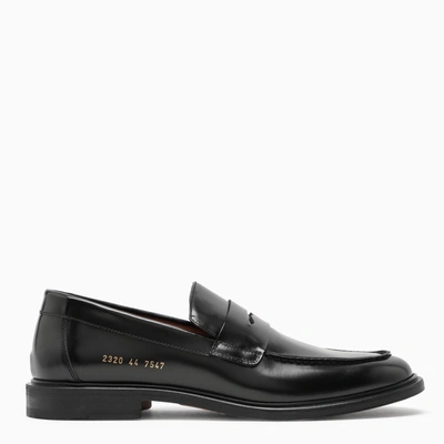 COMMON PROJECTS BLACK LEATHER LOAFERS 2320LE-J-COMMO-7547