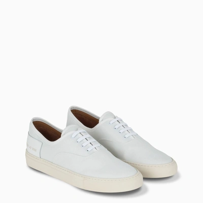 Shop Common Projects White Four Hole Sneaker