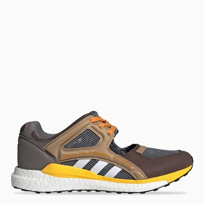 Shop Adidas Statement Brown/grey/beige Eqt Racing Human Made Sneakers In ["beige"/ "brown"/ "grey"]