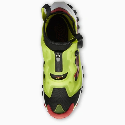 Shop Reebok Black/yellow/red Instapump Fury X Gtx Sneakers In Multicolor