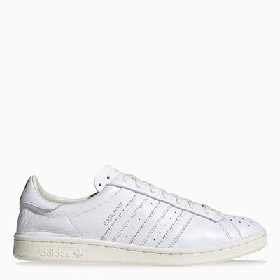 White | Adidas Perforated Leather Earlham Trainers Originals ModeSens In