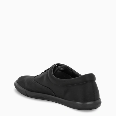 Shop Prada Black Slip-on Sneakers