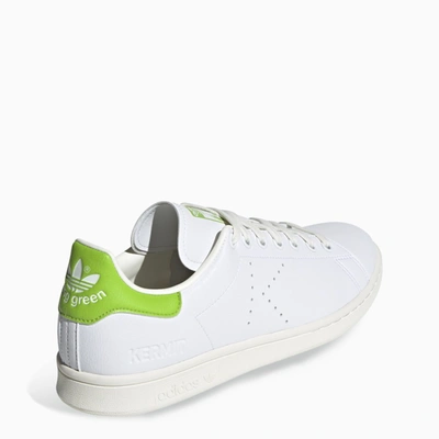 Shop Adidas Originals White/green Stan Smith Kermit Disney Sneakers