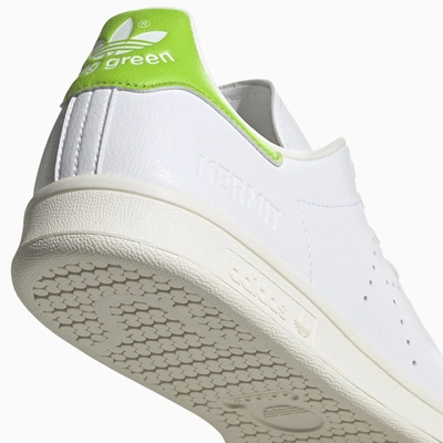 Shop Adidas Originals White/green Stan Smith Kermit Disney Sneakers