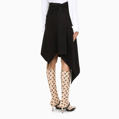 Shop Givenchy Black Asymmetric Skirt