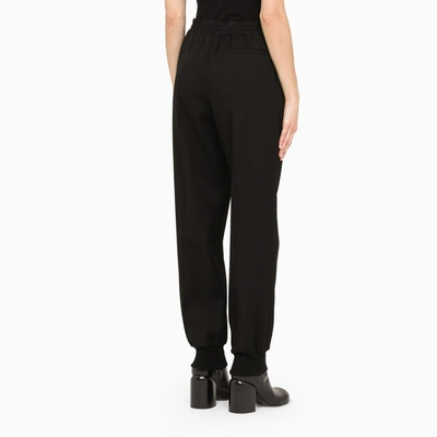 Shop Jil Sander Black Jogging Trousers