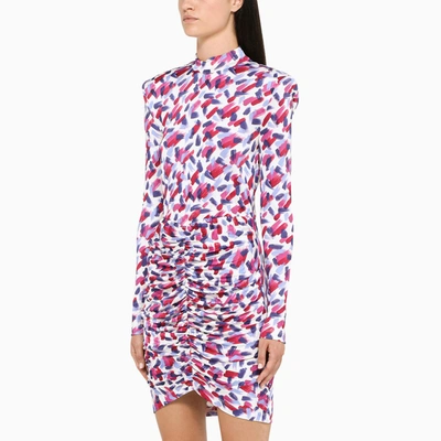 Shop Rotate Birger Christensen Multicolour Miki Short Dress In Multicolor