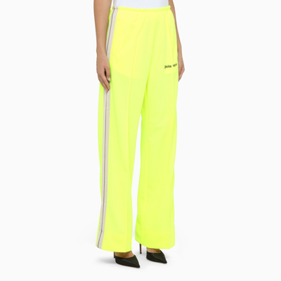 Shop Palm Angels Yellow Fluo Jogging Trousers