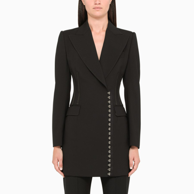 Shop Dolce & Gabbana Black Double-breasted Blazer