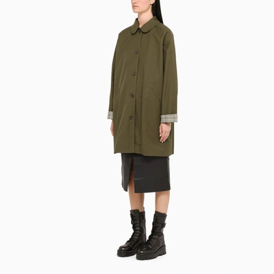 Shop Apc Military Green Lou Trench