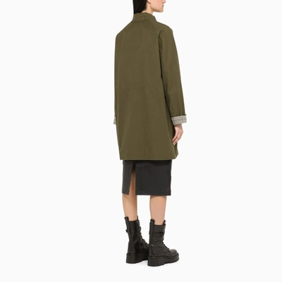 Shop Apc Military Green Lou Trench