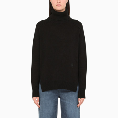 Shop Chloé Black Turtle-neck Pullover