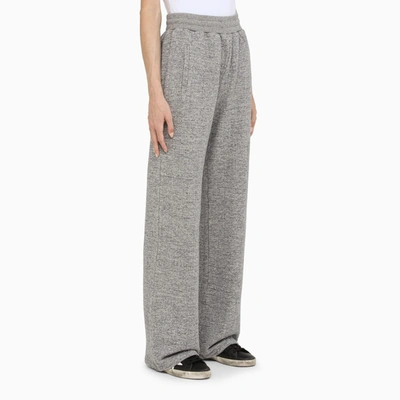 Shop Golden Goose Gray Dorotea Star Collection Sports Trousers In Grey