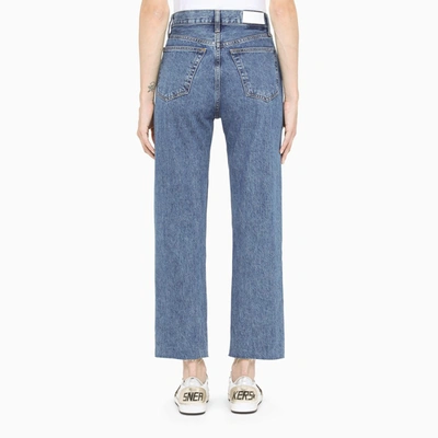 Shop Re/done Blue Straight-leg Jeans