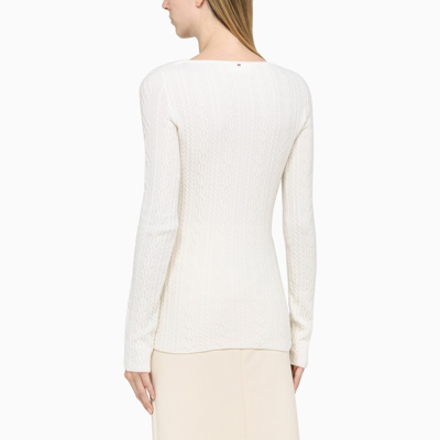 Shop Sportmax White Ravello Cardigan