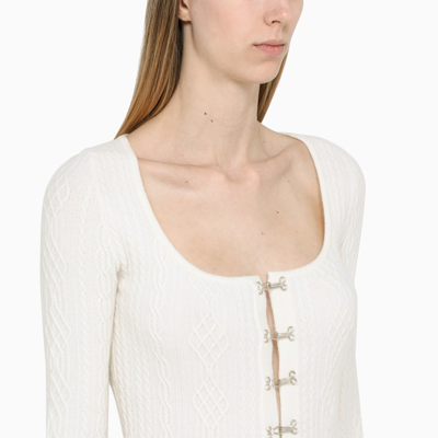 Shop Sportmax White Ravello Cardigan