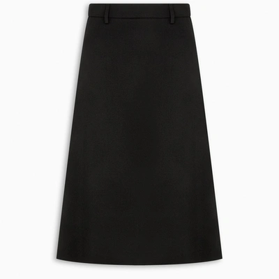 Shop Prada Black Pencil Skirt