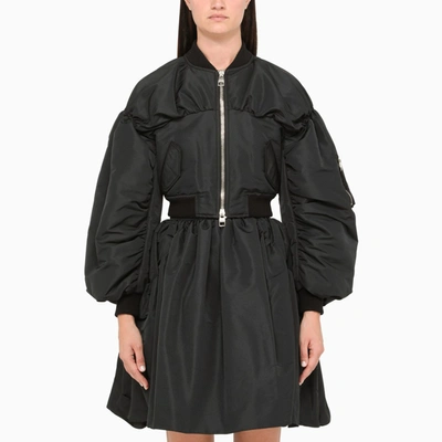Shop Alexander Mcqueen Black Couture Bomber Jacket
