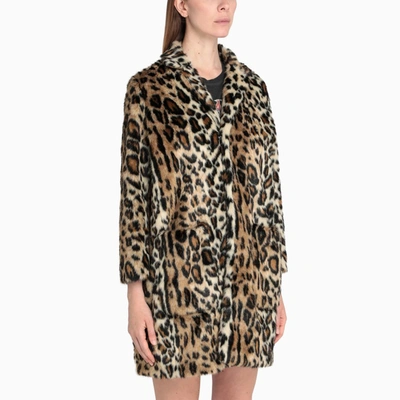 Shop Dsquared2 Faux Leopard Fur In Multicolor