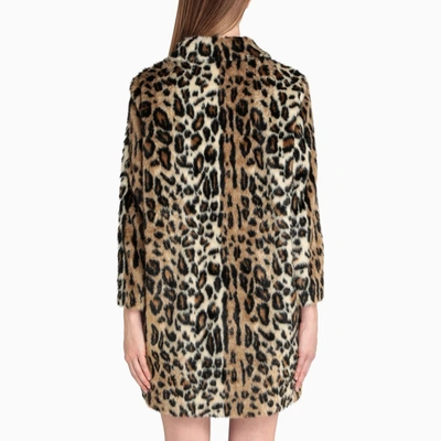 Shop Dsquared2 Faux Leopard Fur In Multicolor