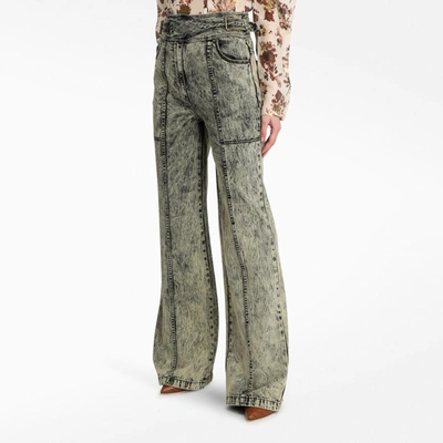 Shop Ulla Johnson Mint Albie Jeans In Grey