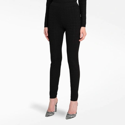 Shop Givenchy Black Stretch Knit Trousers