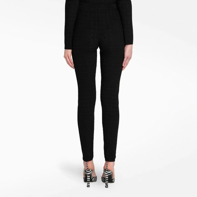 Shop Givenchy Black Stretch Knit Trousers